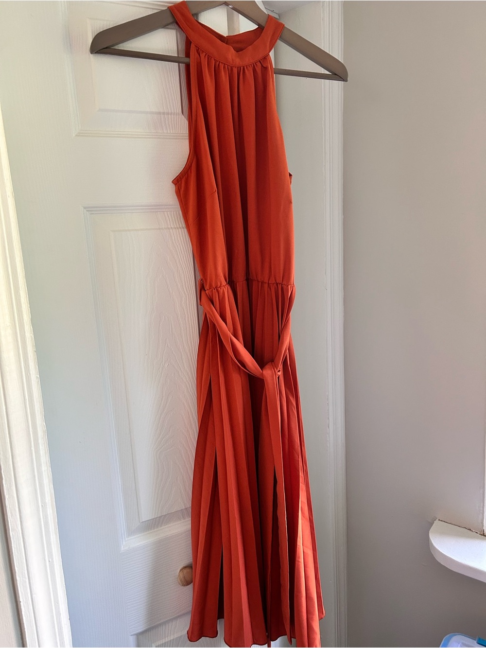 Kirundo Halter dress size 6 orange - Picture 2 of 8